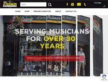 Tablet Screenshot of johnpalmermusic.com